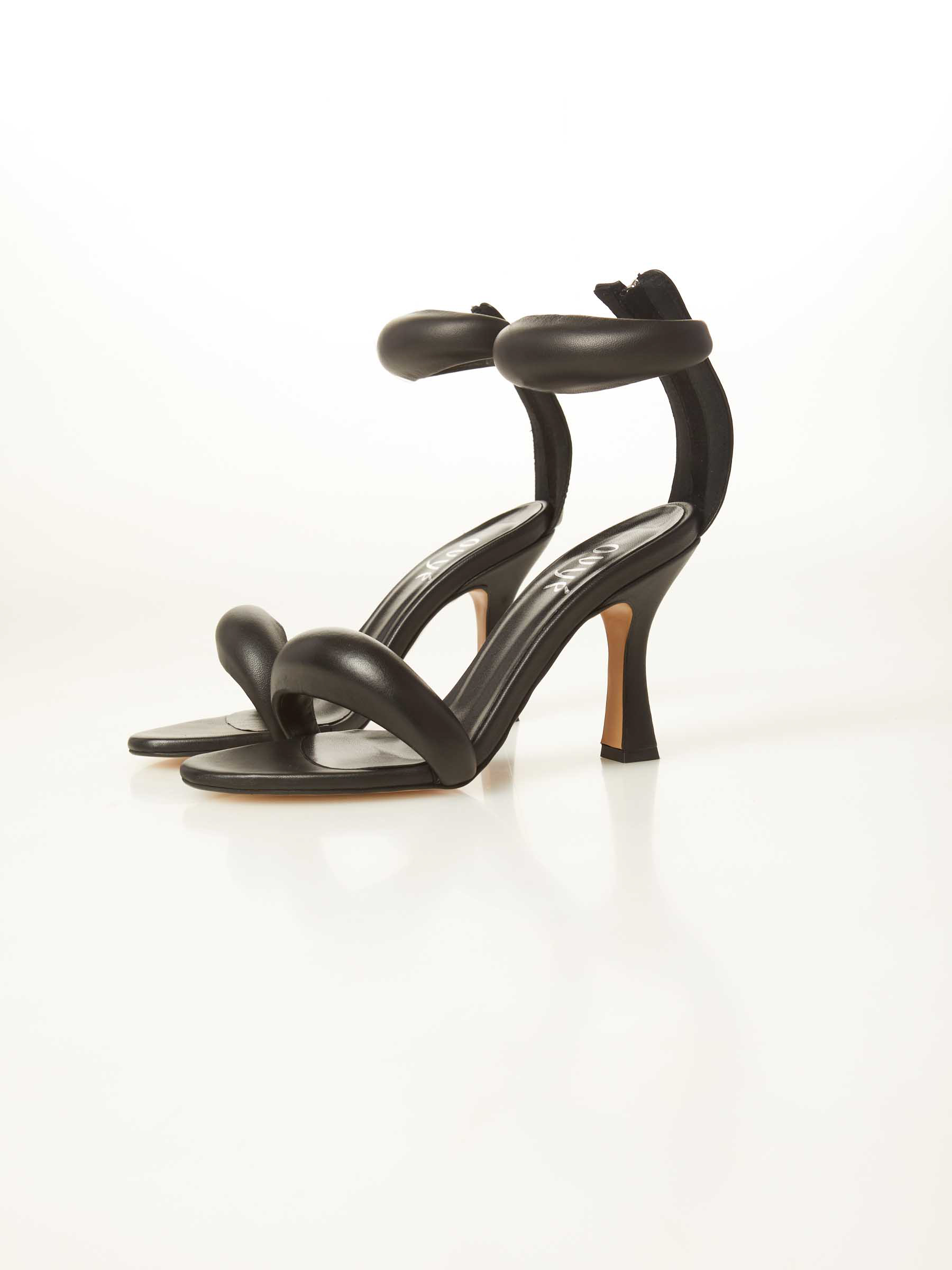 Prezzi Bassi Leather Heel Sandal F0545554-0652
